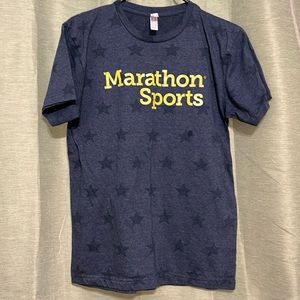 Marathon Sports Men’s Small Blue/Grey Star T-Shirt Code Five L.A.T. Apparel